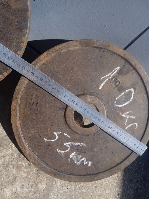 Диски блины на штангу 8 кг   10 кг  СССР 55 мм