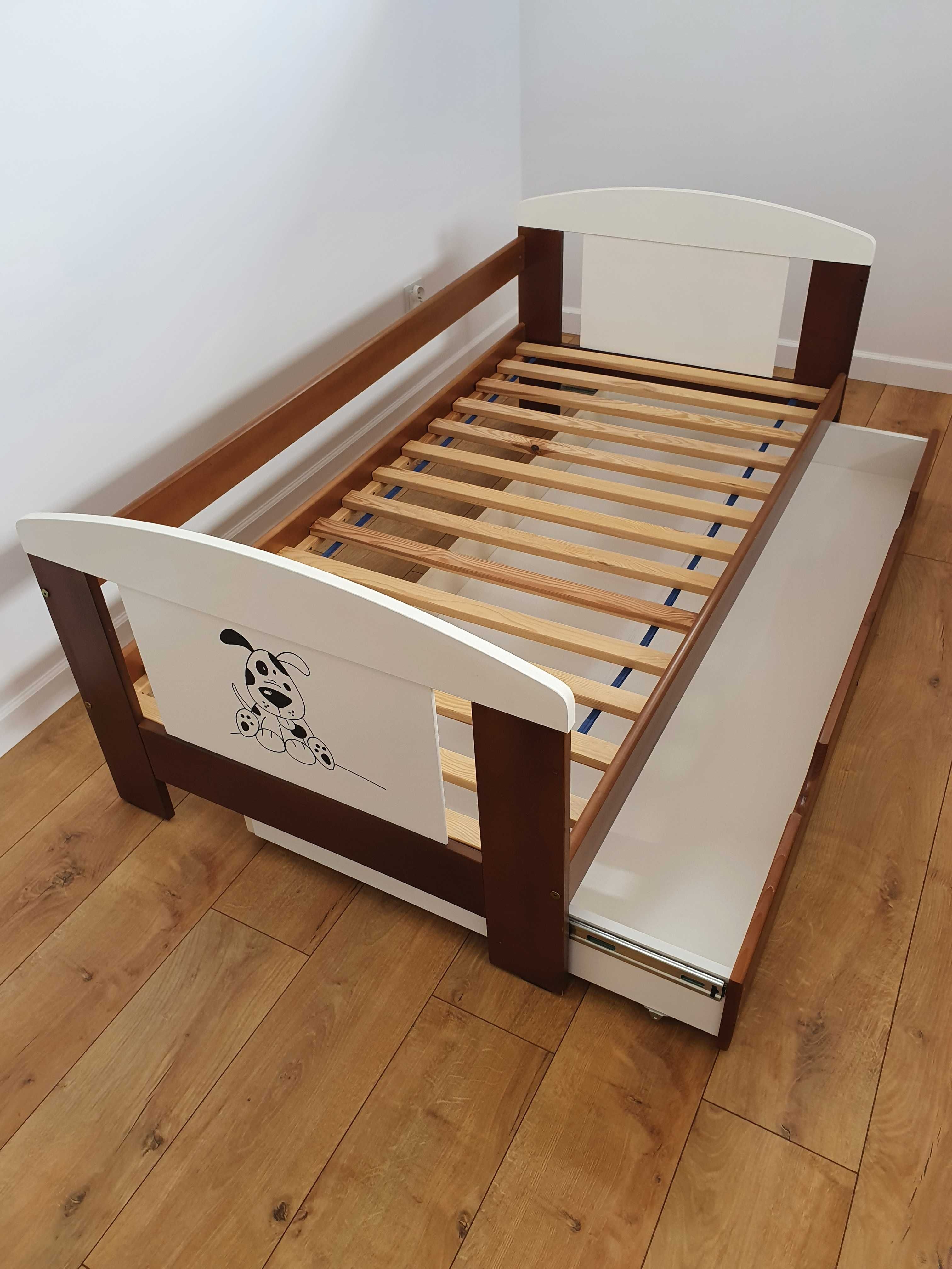 Drewniane łóżeczko dziecięce 80x160