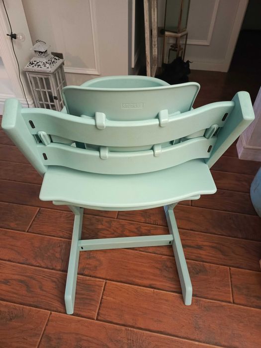 krzesło tripp trapp stokke Aqua blue