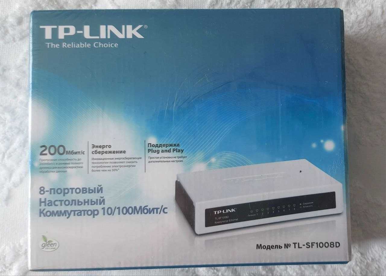 Коммутатор сетевой TP-Link TL-SF1008D