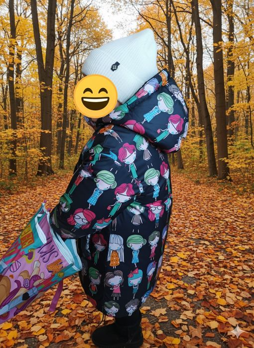 Дитячий пуховик двохсторонній