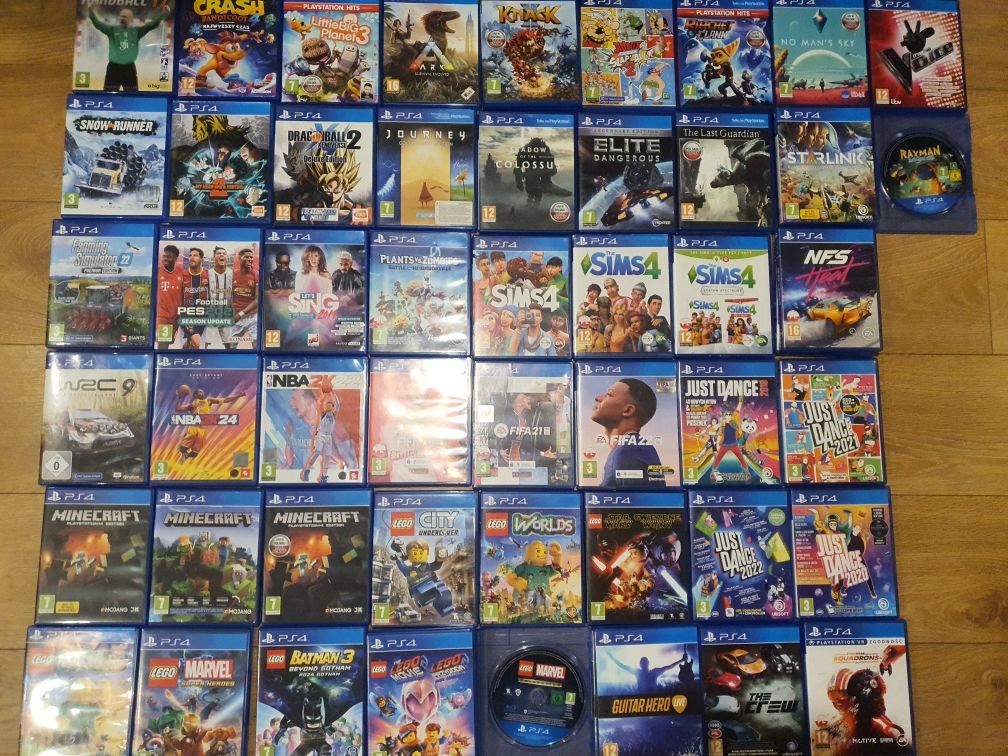 GRY Ps 3 4 slim Pro Ps5 xbox360 One S X dla dzieci lego minecraft fifa