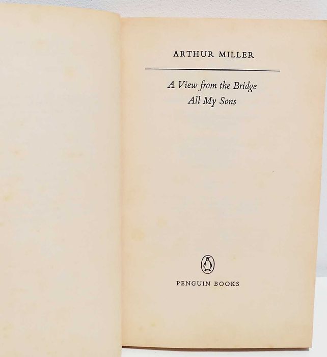 Livro - A View from the Bridge / All My Sons