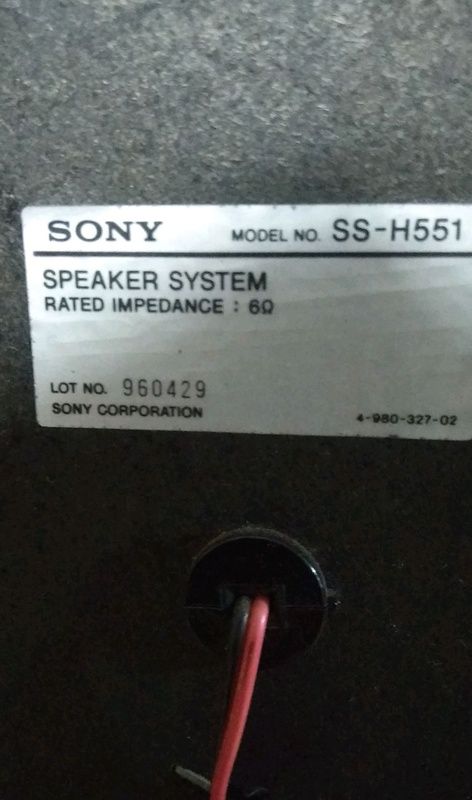 Колонки Sony ss h551