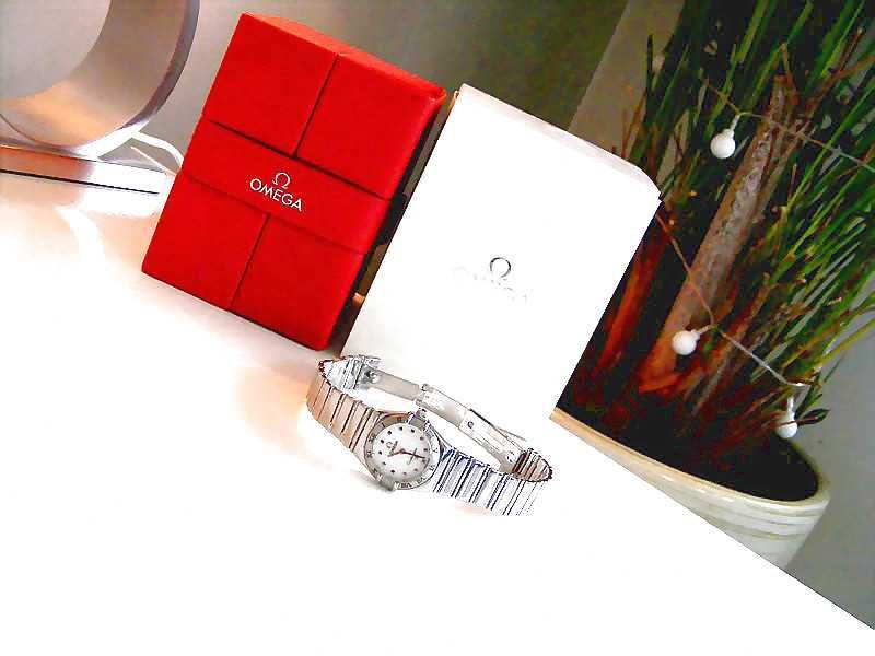 Zegarek damski Omega Constellation My Choice (jak nowy, masa perłowa)