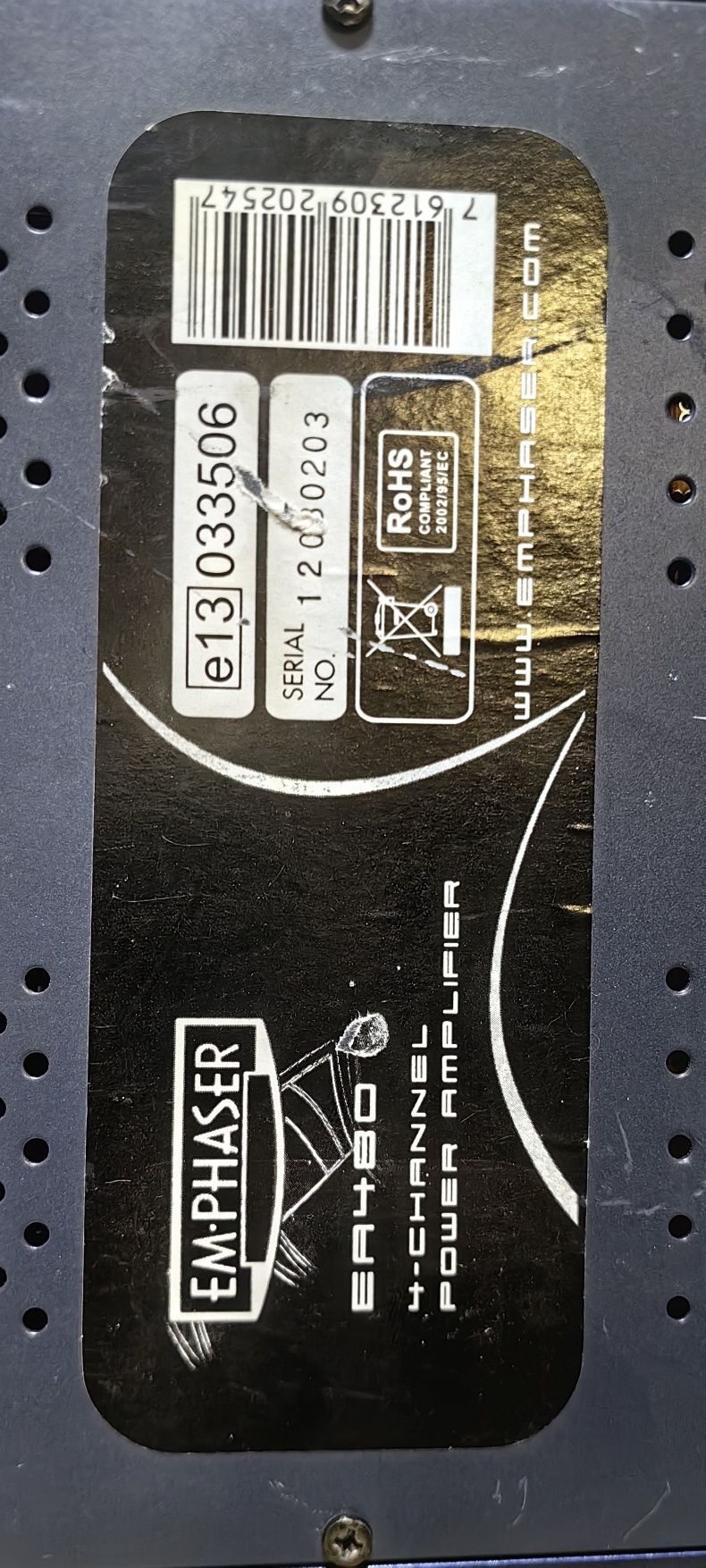 Підсилювач EM PHASER EA480