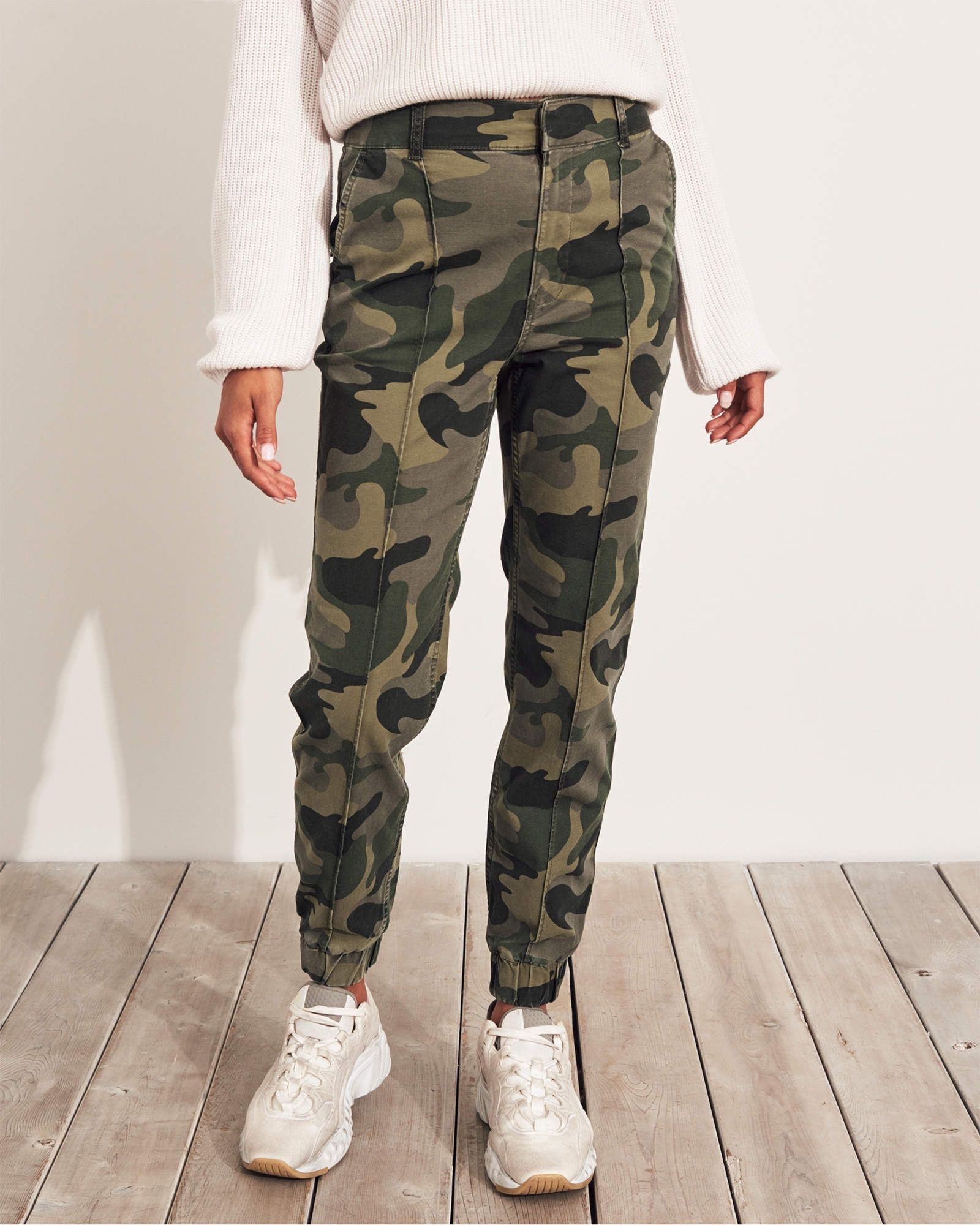 Spodnie Moro Damskie Super Joggery Hollister XS by Abercrombie