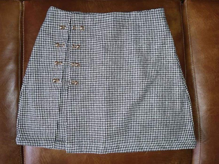 Saia elegante de xadrez