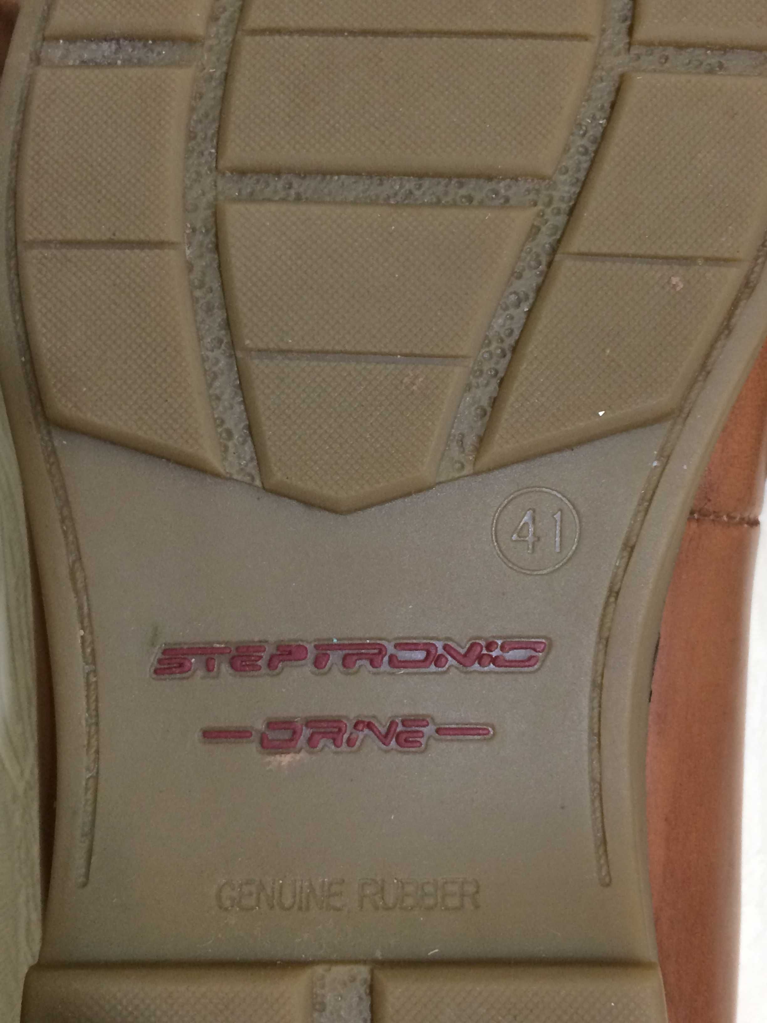 Кожаные качественные туфли steptronic drive, р.41