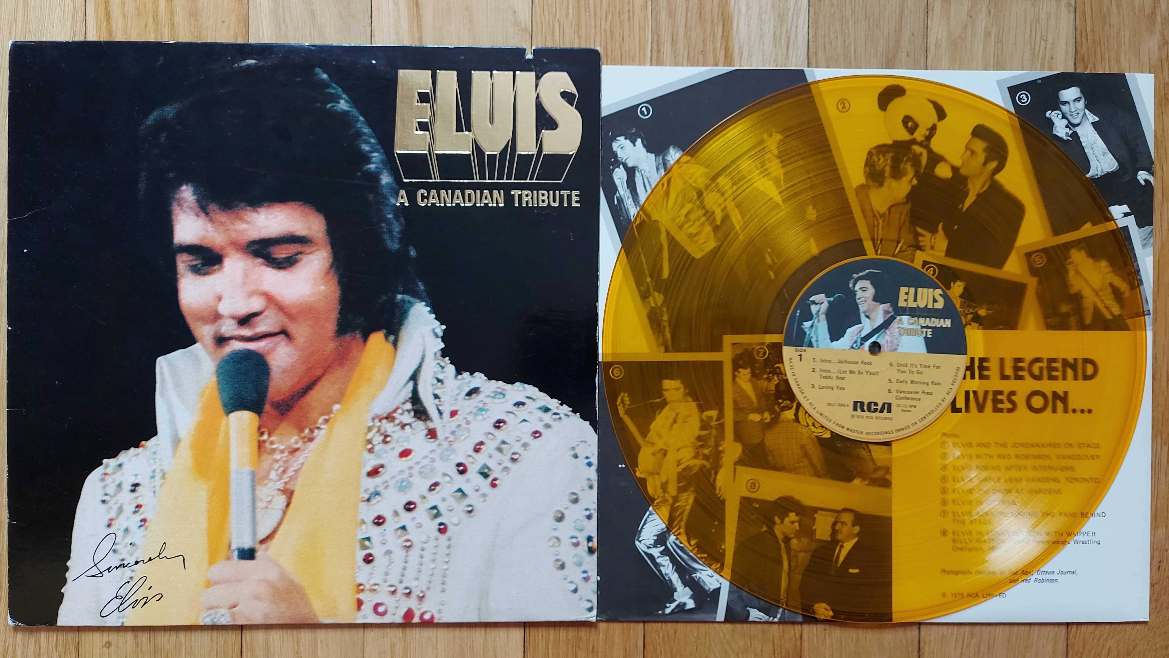 Elvis Presley ‎A Canadian Tribut (Yelow) Can 1978 (NM-/EX) + inne tytu