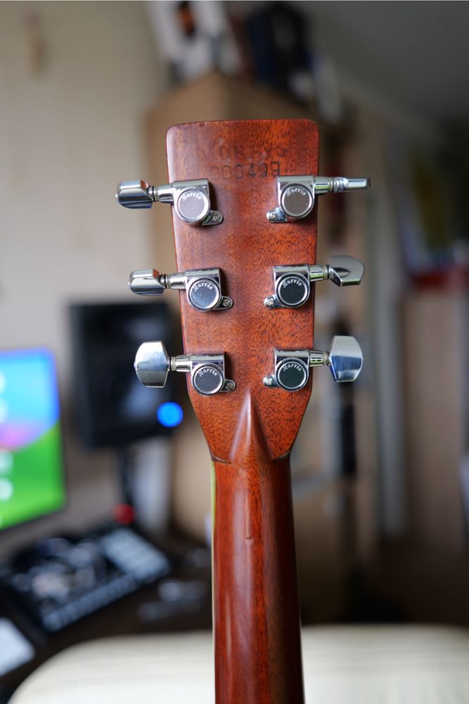 Morris W-50 ( analog Martin- D41 ) gitara premium LR baggs+futeral