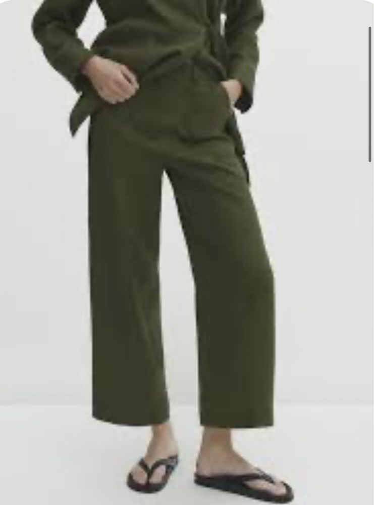 Льняной костюм Massimo Dutti