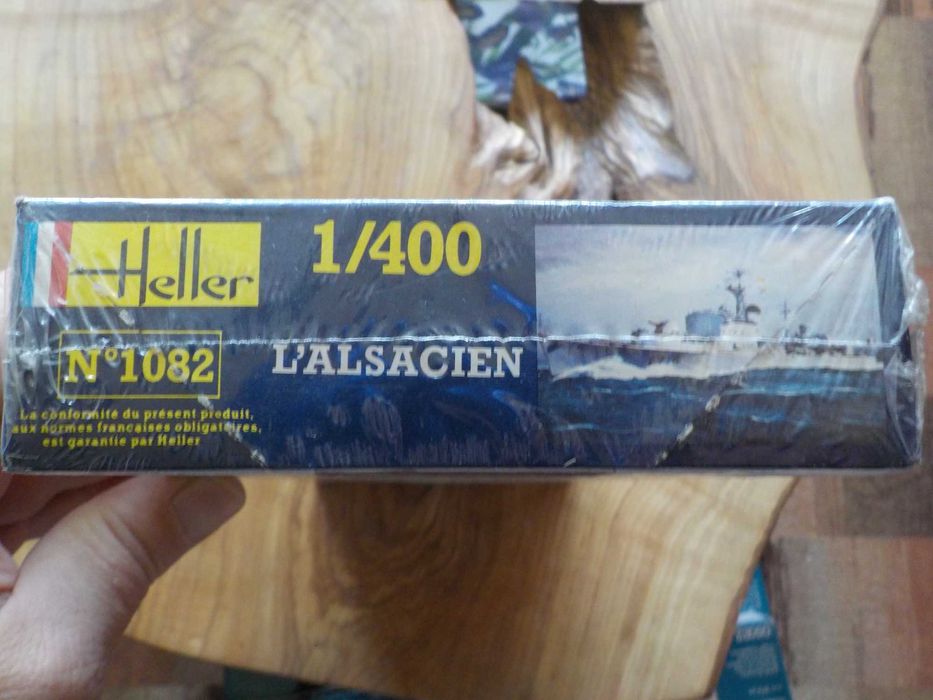 eskortowiec "lalsacien"  heller 1/400 wyprzedaż kolekcji