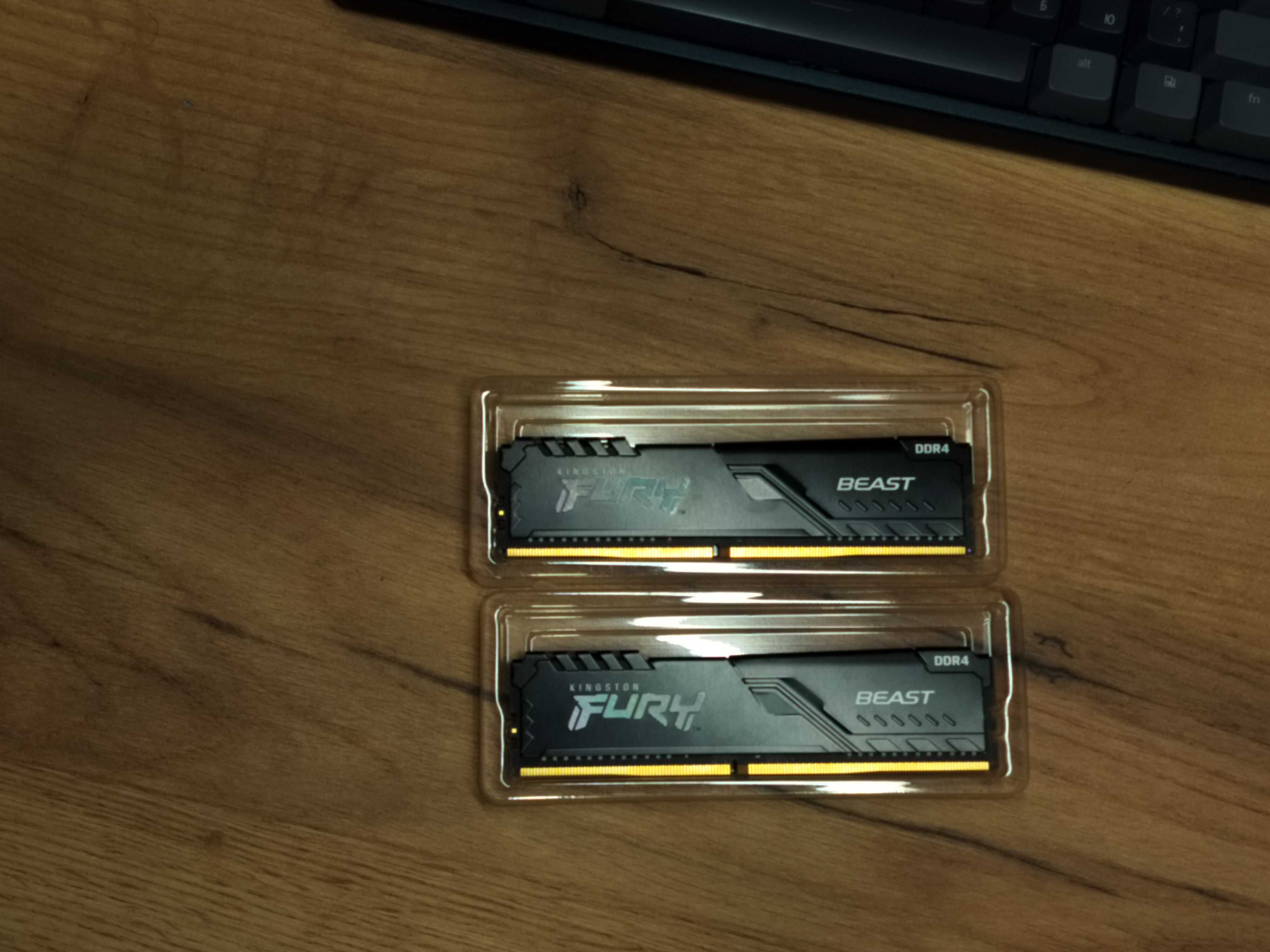 ОЗП Kingston DDR4 16GB (2x8GB) 3200Mhz FURY Beast Black