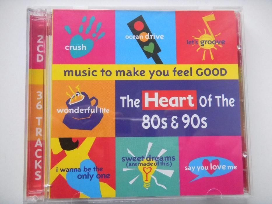 CD фирменный The Heart Of The 80s & 90s 2CD Англия