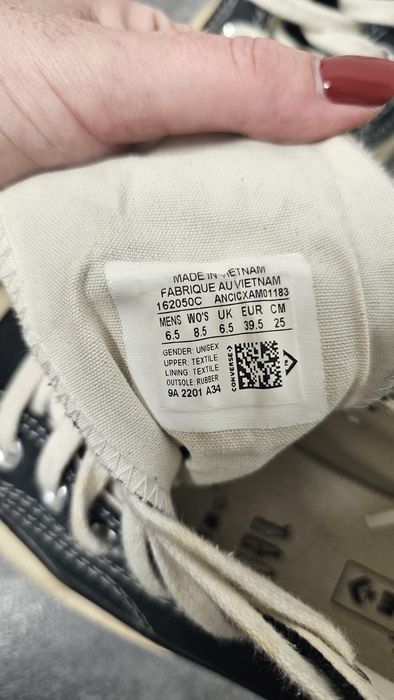 Converse Chuck Taylor All Star 70’s High – czarne, klasyczne trampki (