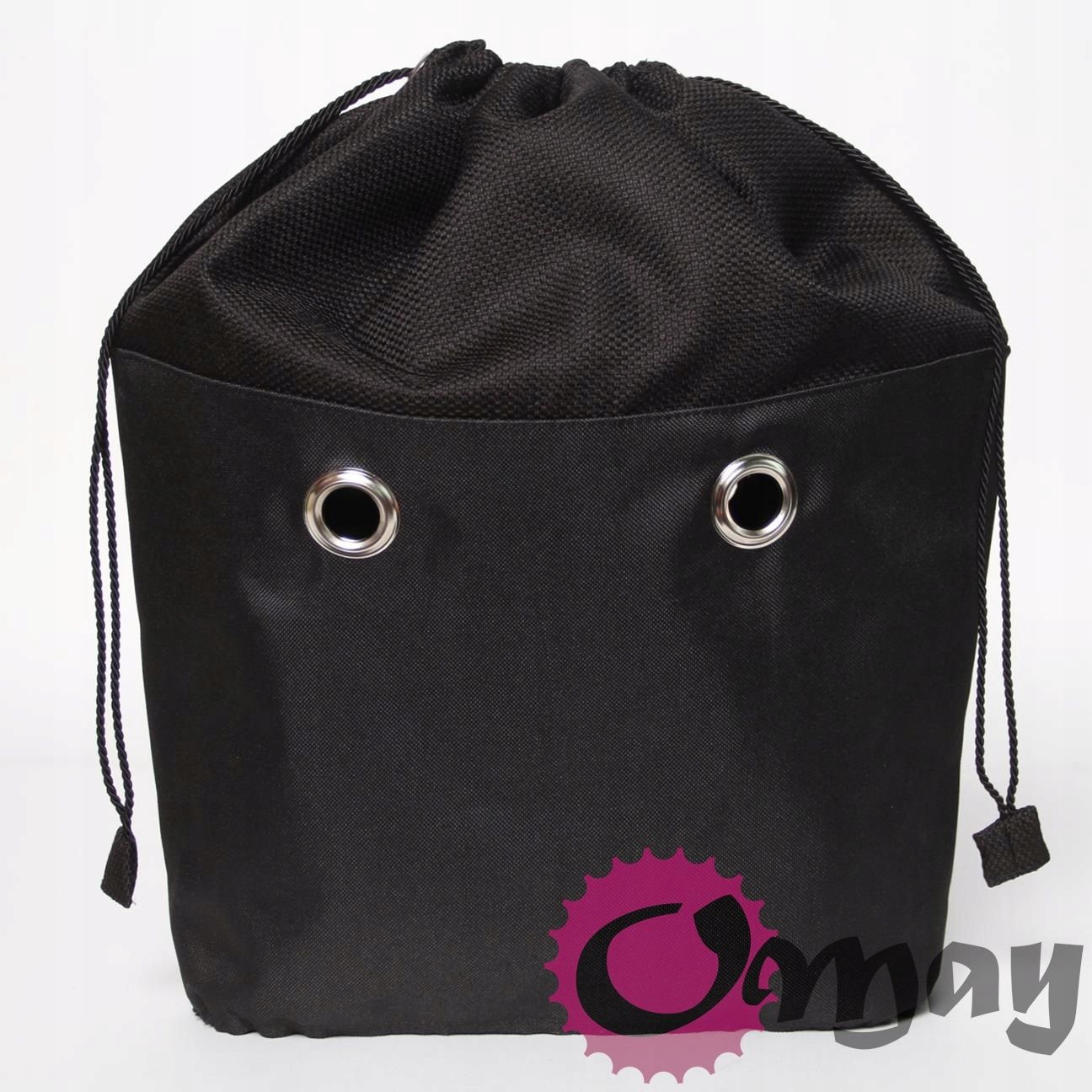 CZARNY Worek organizer OBAG URBAN struktura komin 2 kieszenie VIP OMAY