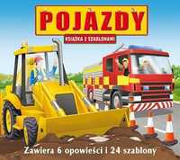 Książeczka Z Szablonami - Pojazdy