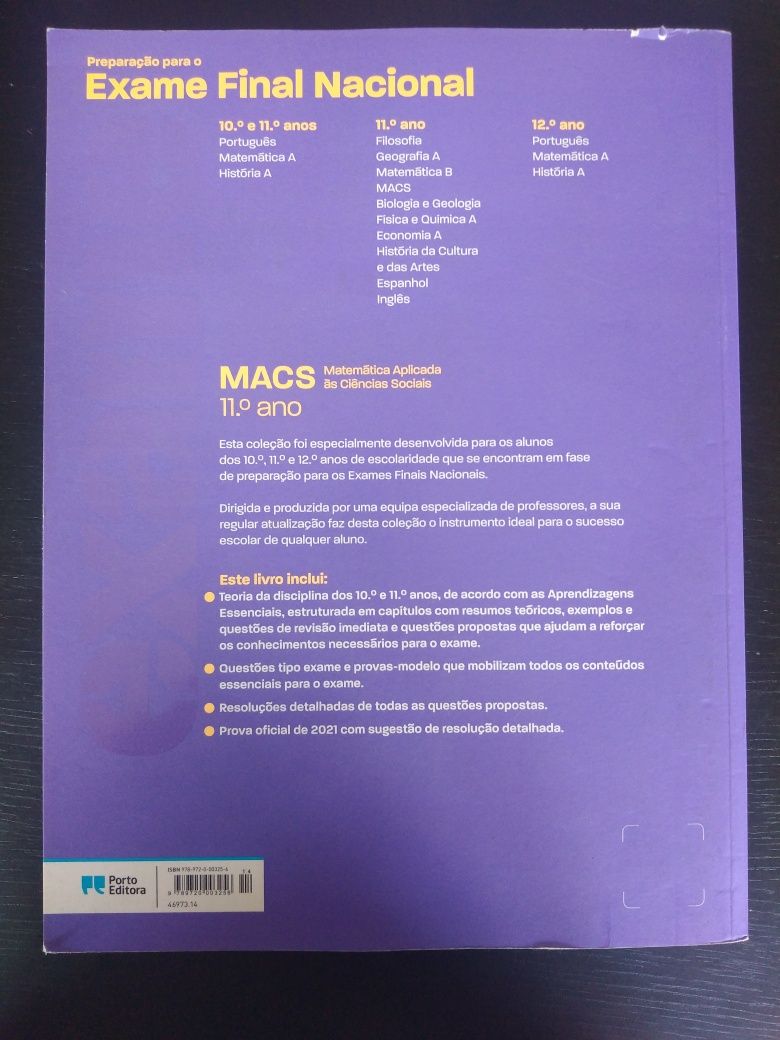 Livro de Preparação para o Exame Final Nacional de MACS