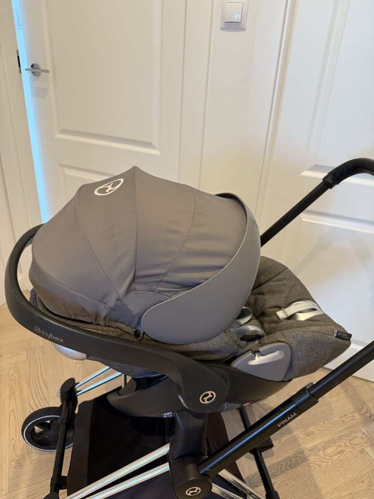 Cybex Priam – wózek z gondolą, fotelikiem i adapterami