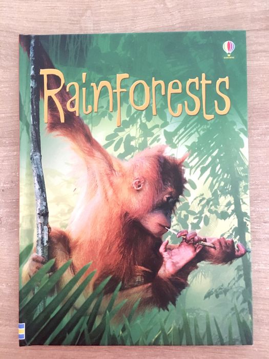 Książka Usborne „Rainforests” lasy deszczowe