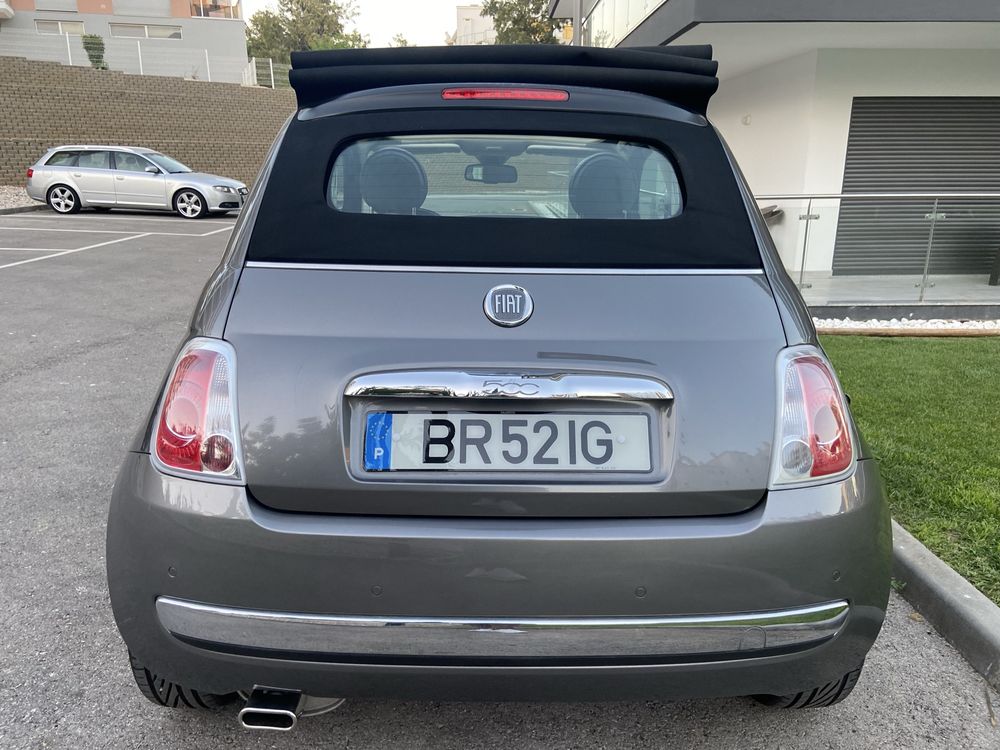 Fiat 500 Cábrio • 76 mil km • AUTOMÁTICO • Bancos Couro • 1.4 • 100 cv