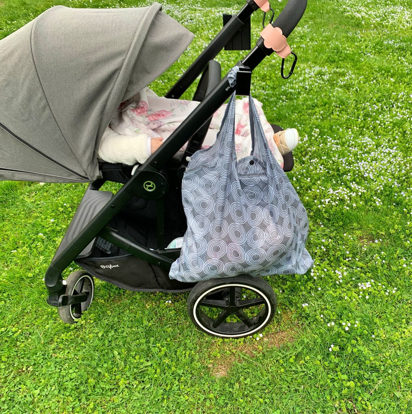 Uchwyt haczyk na zakupy do wózka Cybex Talos Melio Eezy Balios GALAXY