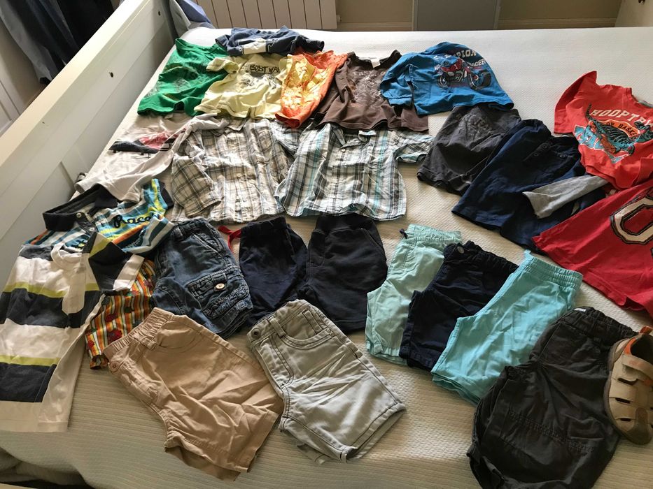 Lote roupa menino verão -3/4 anos