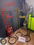 STOJAK na 4 piłki PREMIUM /3 kolory do wyboru Red -Gold- Black/ Piłka