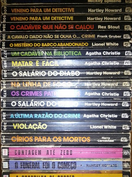 Os mestres da Literatura Policial Colecção Vampiro