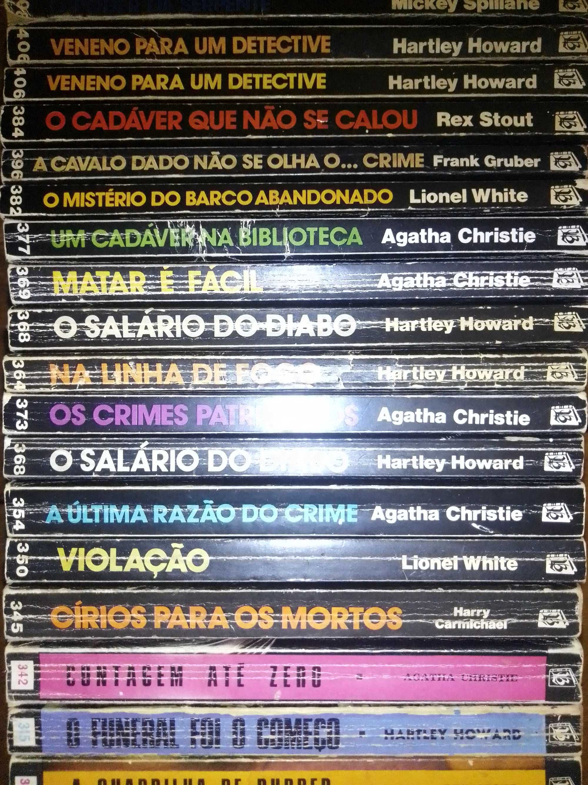 Os mestres da Literatura Policial Colecção Vampiro