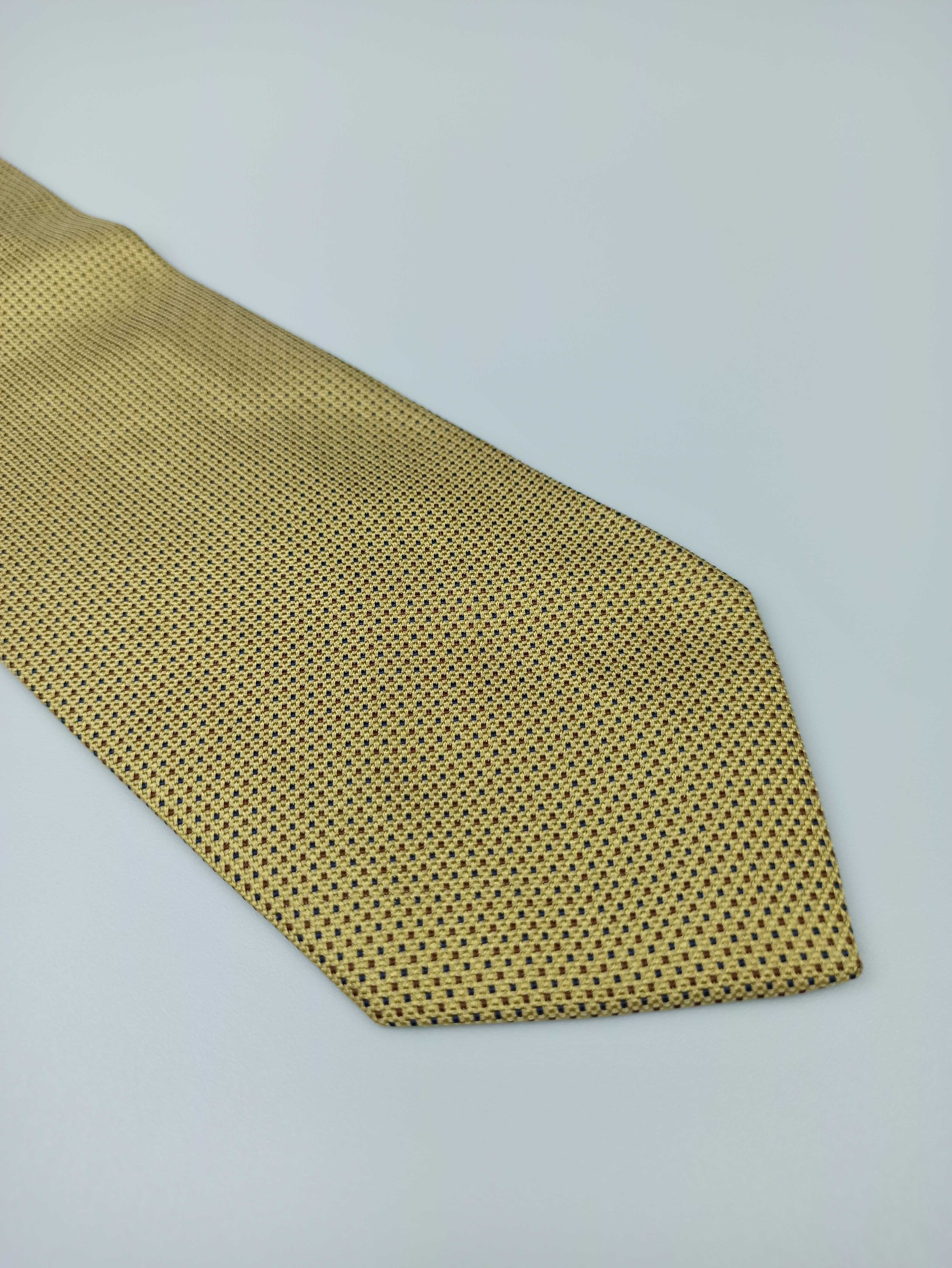 Church's żółty jedwabny krawat ulu40