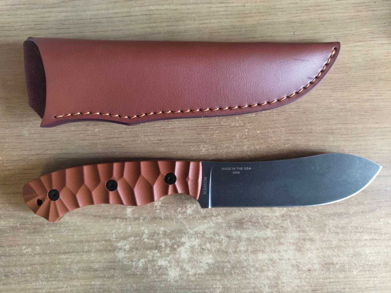 Брелок EDC компактний фіксед фултанг ESEE JG5 Nessmuk Rowen Camp Lore