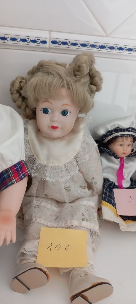 Bonecas/bonecos,  em porcelana