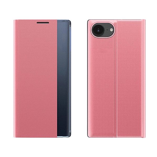 Etui New Sleep Case pokrowiec z klapką i podstawką na iPhone 16e - róż