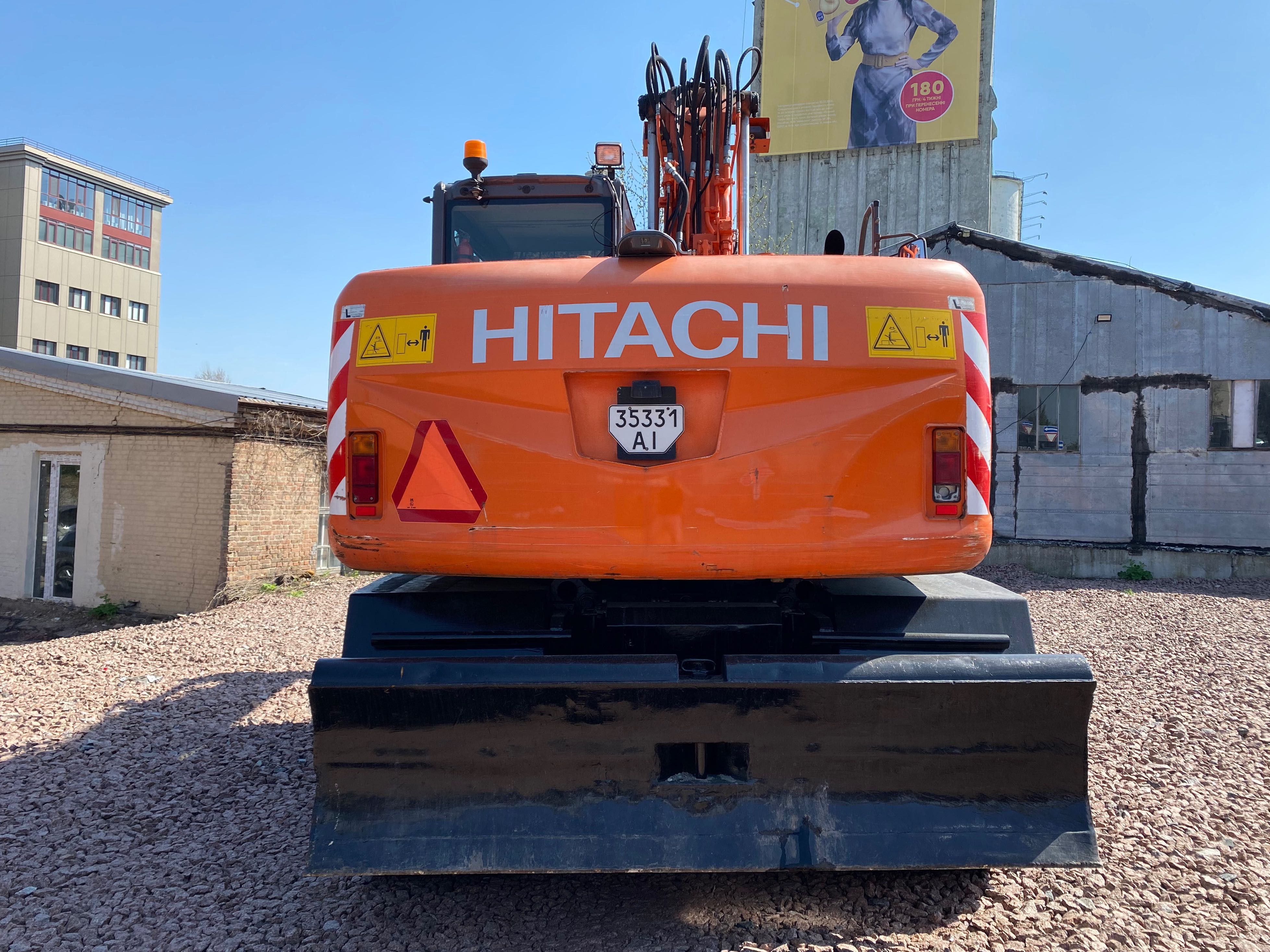 Колісний екскаватор Hitachi ZX140W-3 / Колесный экскаватор 17 тонн