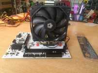 Матер плата sAM4 Machinist B450 с Ryzen 5 5500 ID Cooling 120 мм.