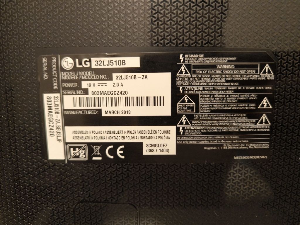 Tv LG em bom funcionamento