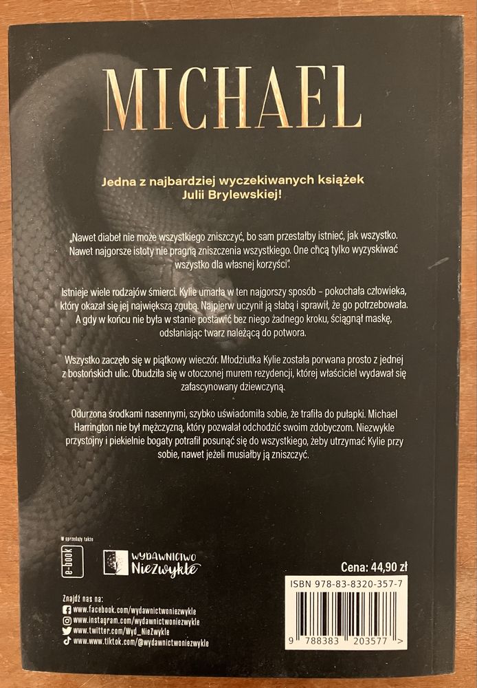 Książka „Michael” Julia Brylewska