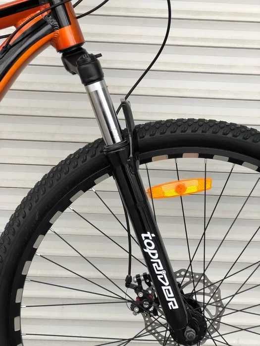 Горний велосипед 29 дюймів алюмінієва рама оранж