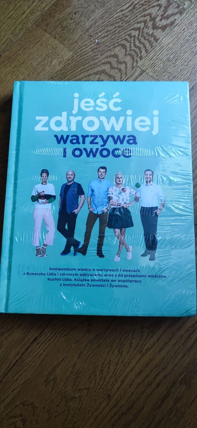 Jeść zdrowiej warzywa i owoce książka Lidl