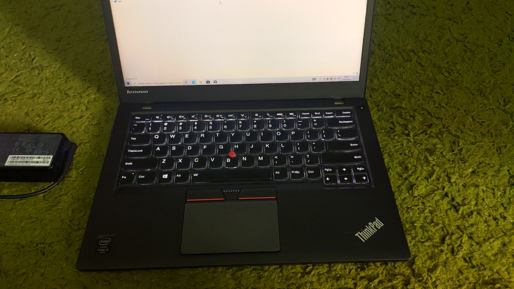 Ноутбук ThinkPad T450s на intel i5 з двома батареями і ssd m2 256 гб