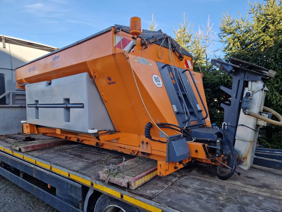 Posypywarka 5m³ piaskarka nido epoke sh 3500 solarka schmidt na pas 5