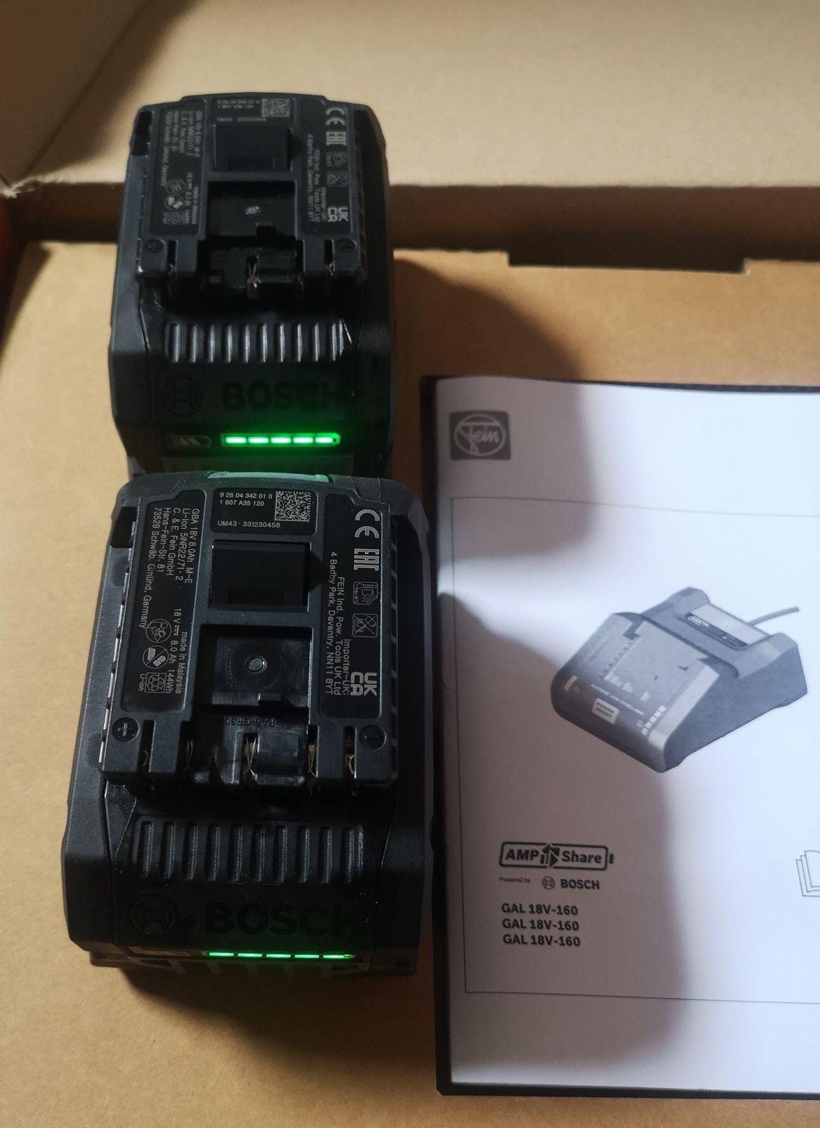 Akumulator FEIN ProCORE 18V 8.0Ah AS x2 plus  Ładowarka Fein Bosch