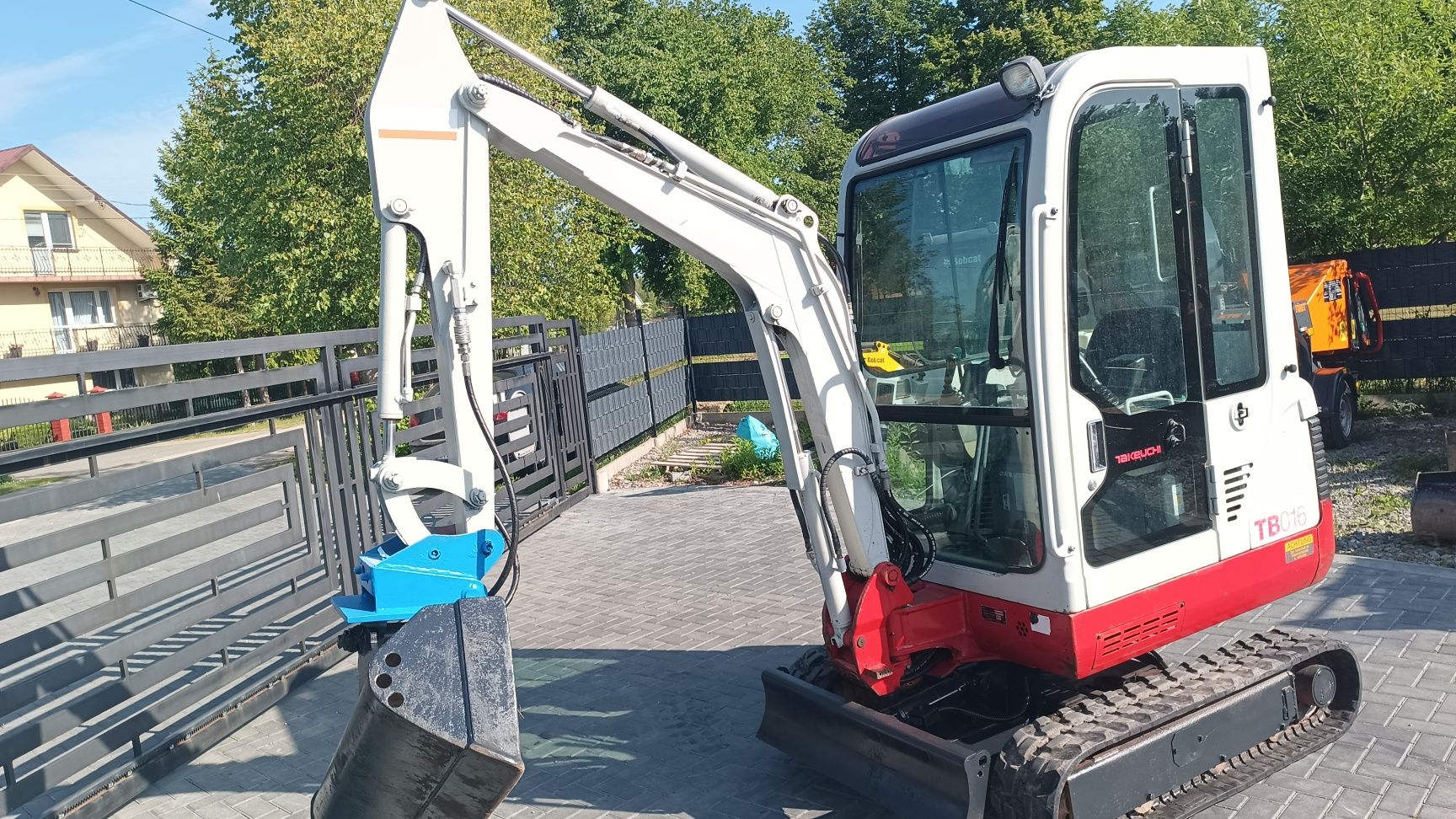 Takeuchi 1.7t Poszerzana! Lenhoff łyżka hydrauliczna! Niemcy !Koparka