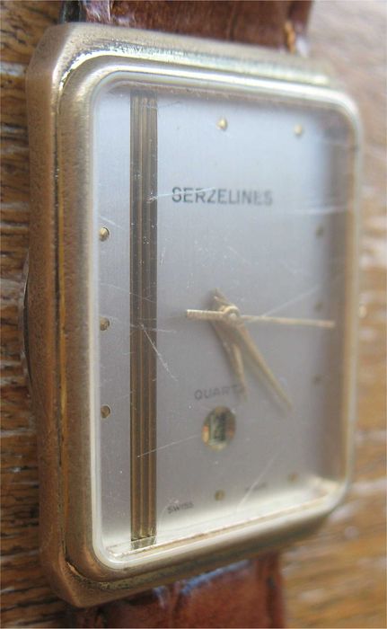 Vintage Serzelines - Quartz - Swiss Made (Movimento Harley/Ronda)