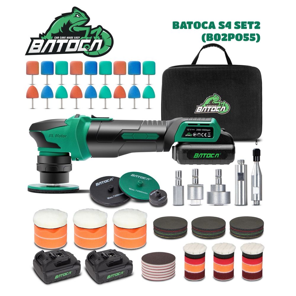 Аккумуляторная полировальная машина Batoca S4 SET2