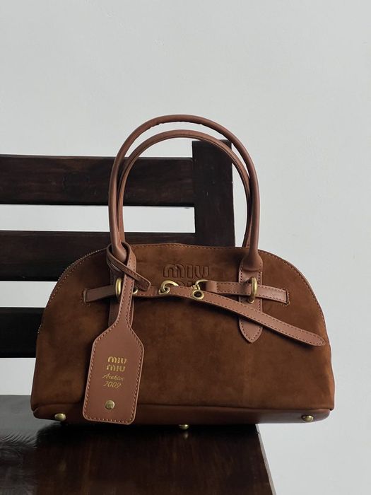 Сумка mіu mіu замшева