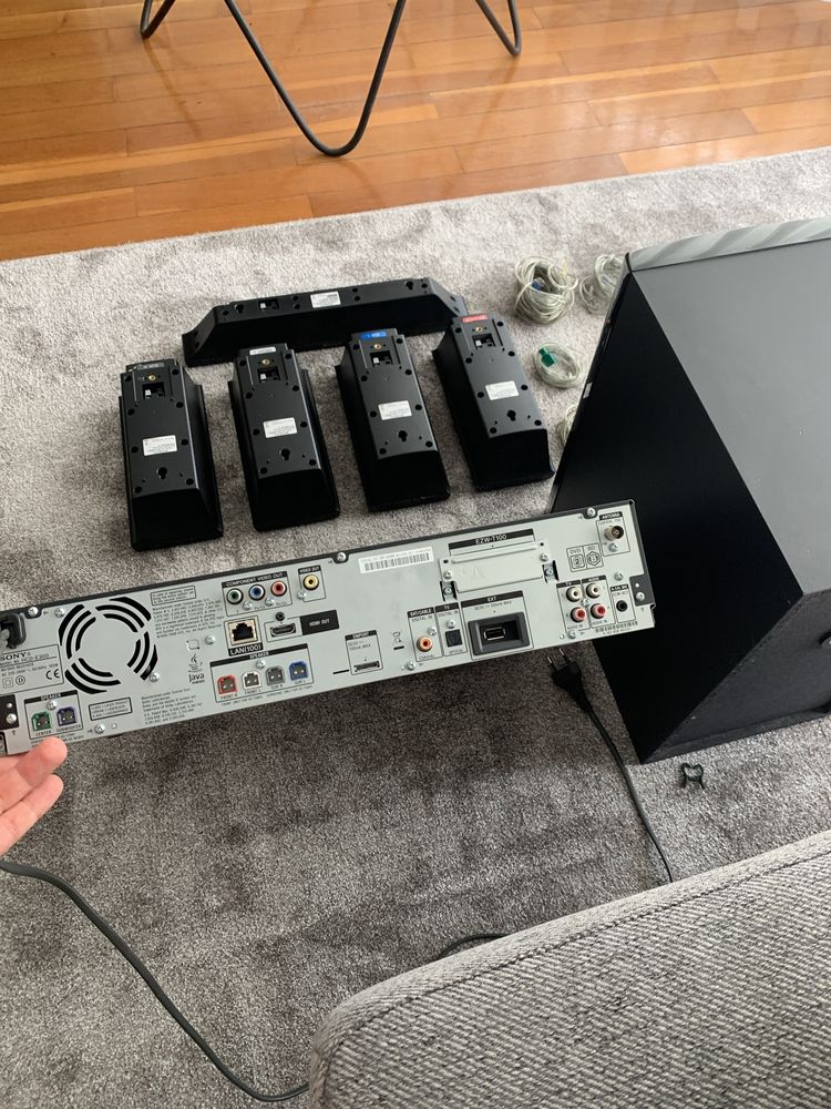 Sony sistema de som cinema Blue ray playstation