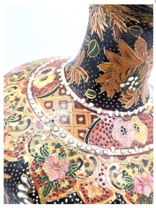 Lampa porcelanowa chińska ręcznie malowana - retro vintage